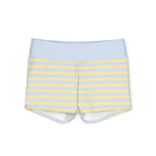 Yellow and Blue Yoga Shorts