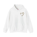Leopard Print Heart Hoodie