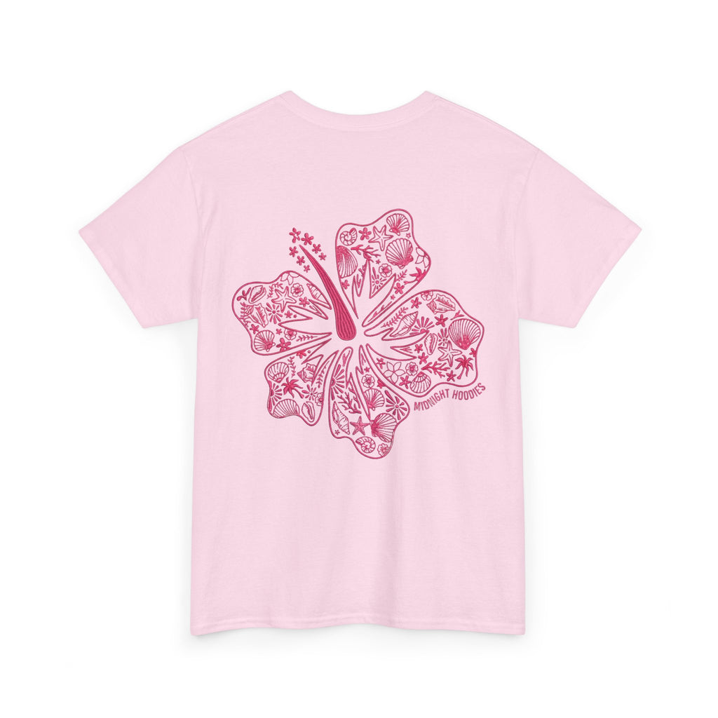 T-Shirt — "Midnight Hoodies" Floral Hibiscus Graphic Tee