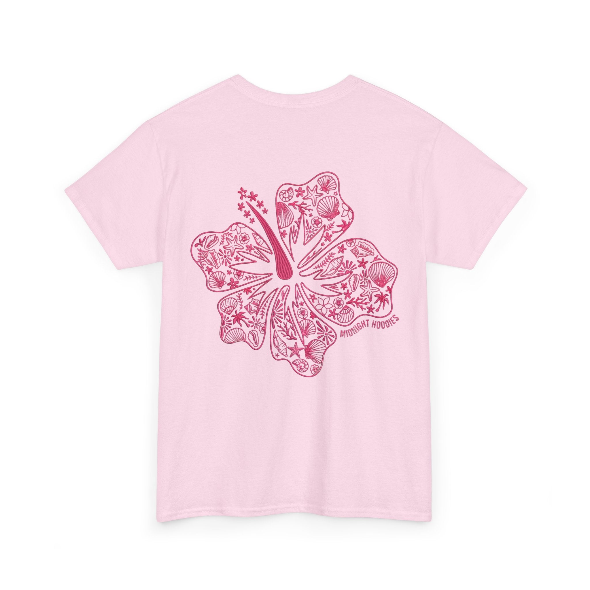 T-Shirt — "Midnight Hoodies" Floral Hibiscus Graphic Tee