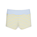 Yellow and Blue Yoga Shorts